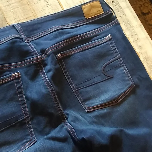American Eagle Kick Boot Jeans - Size 18 Aeo Denim X - Picture 5 of 9